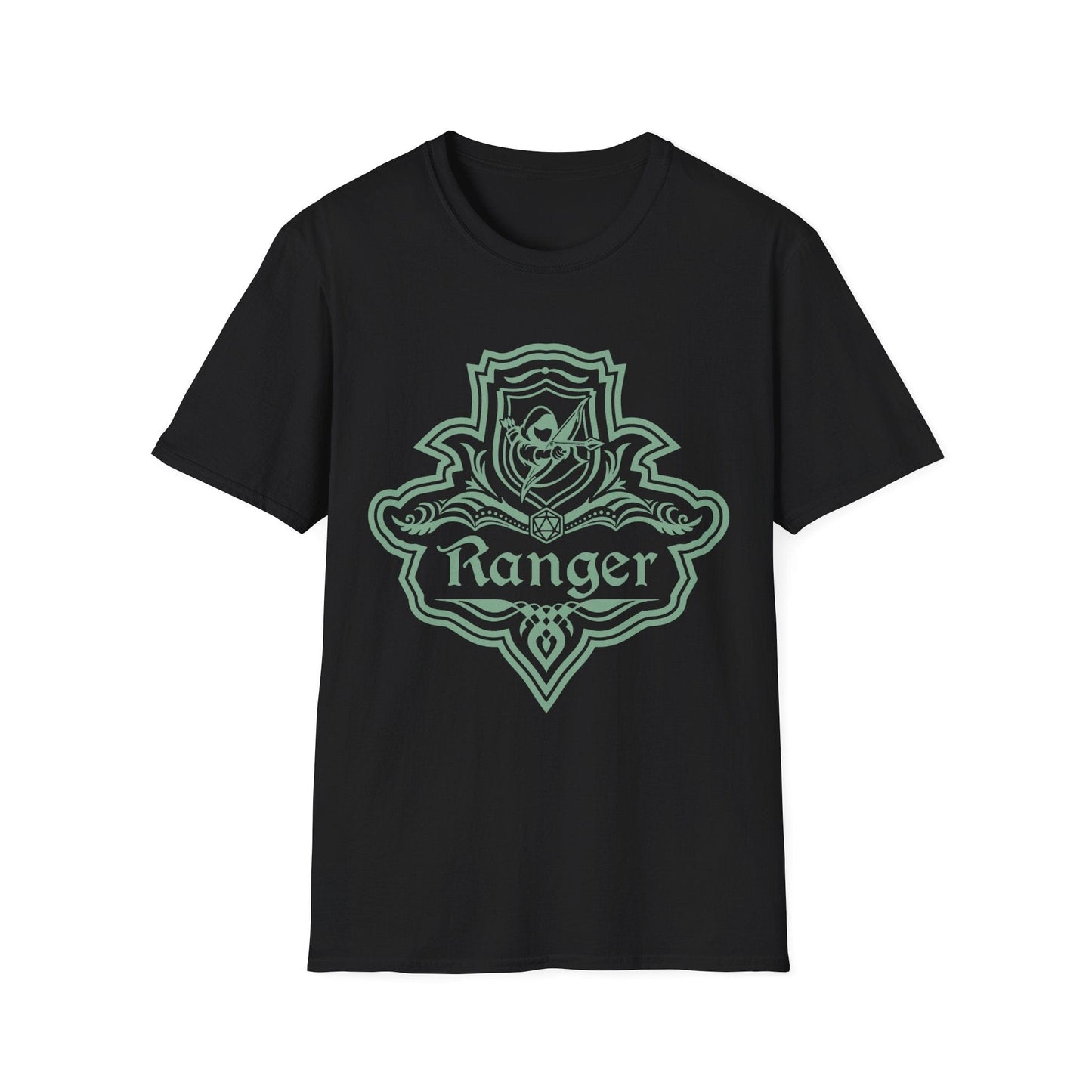 Printify T-Shirt Black / S DnD Ranger Class Emblem T-Shirt