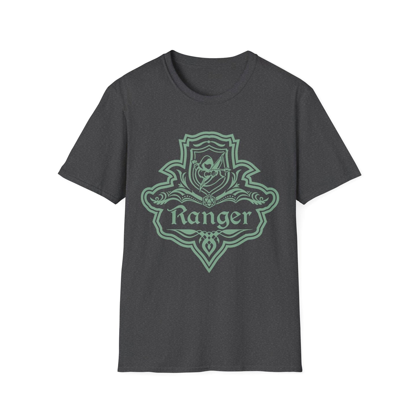 Printify T-Shirt Dark Heather / S DnD Ranger Class Emblem T-Shirt