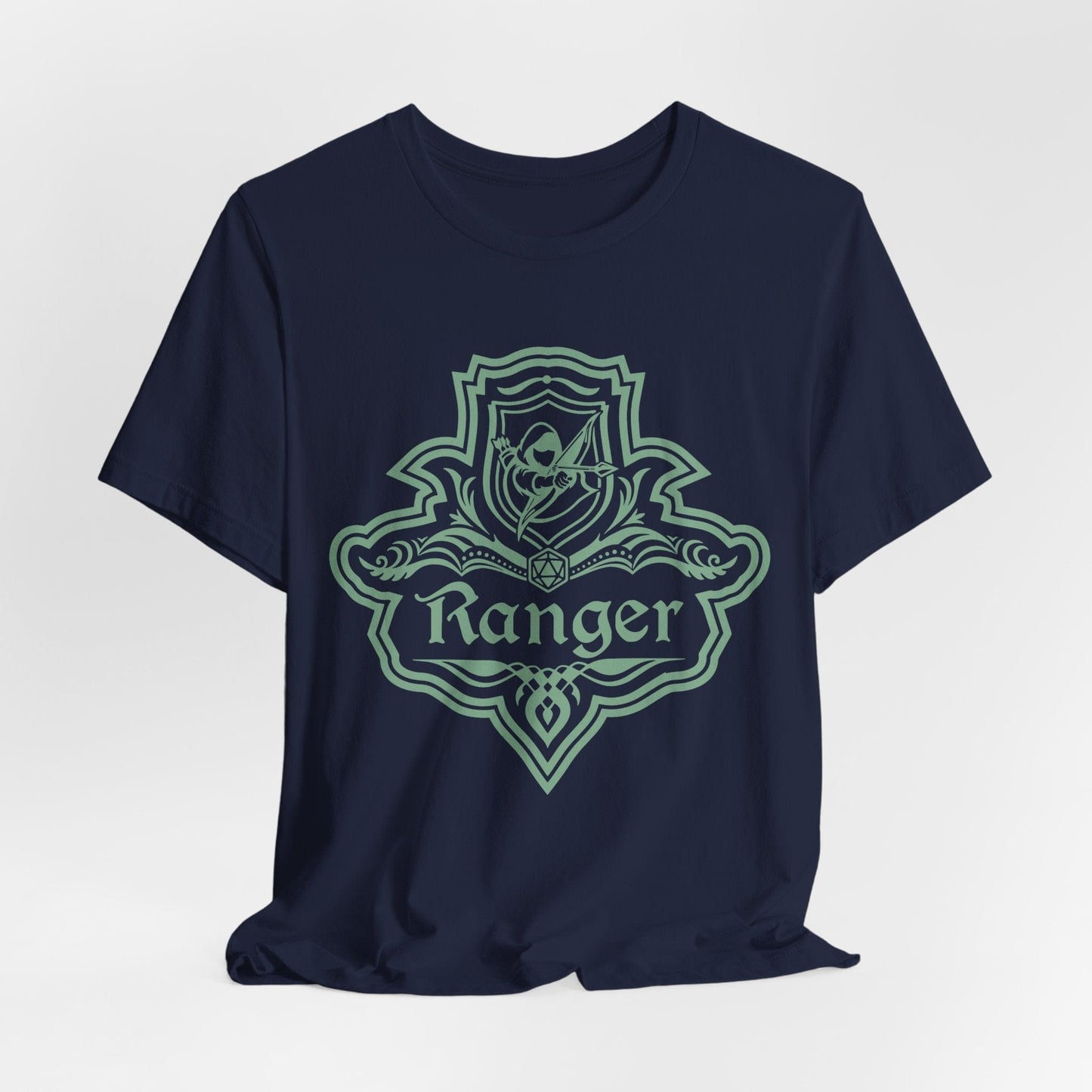 Printify T-Shirt Navy / S DnD Ranger Class Emblem T-Shirt
