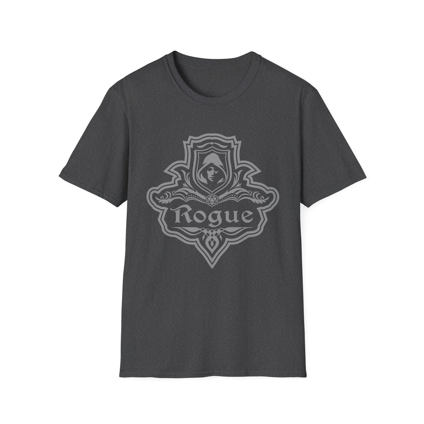 Printify T-Shirt Dark Heather / S DnD Rogue Class Emblem T-Shirt