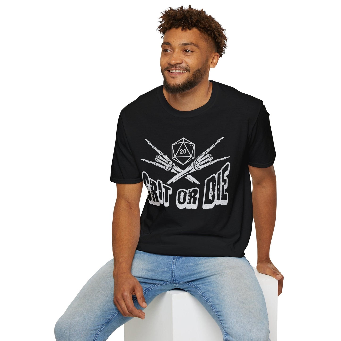 Printify T-Shirt DnD Shirt - Crit or Die