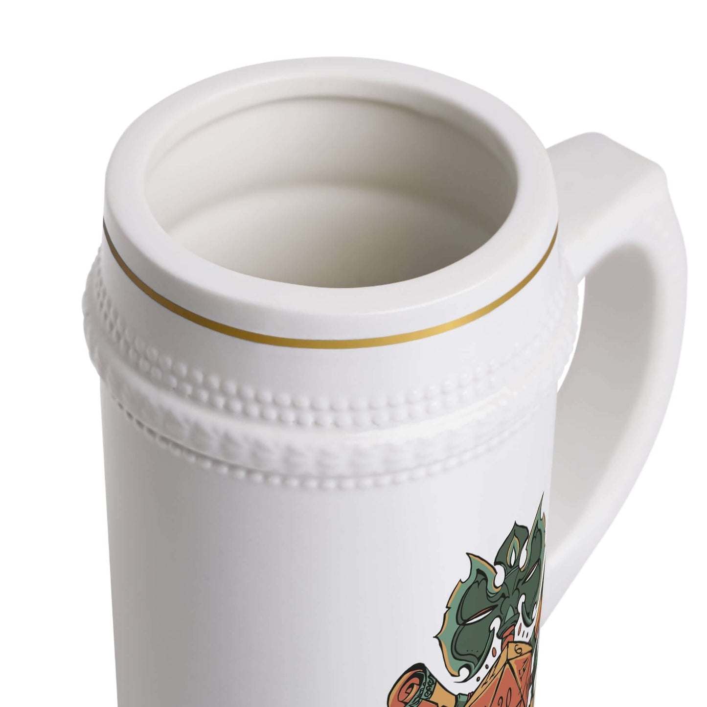 Printify Mug 22oz DND Tankard - Drinking is a Free Action