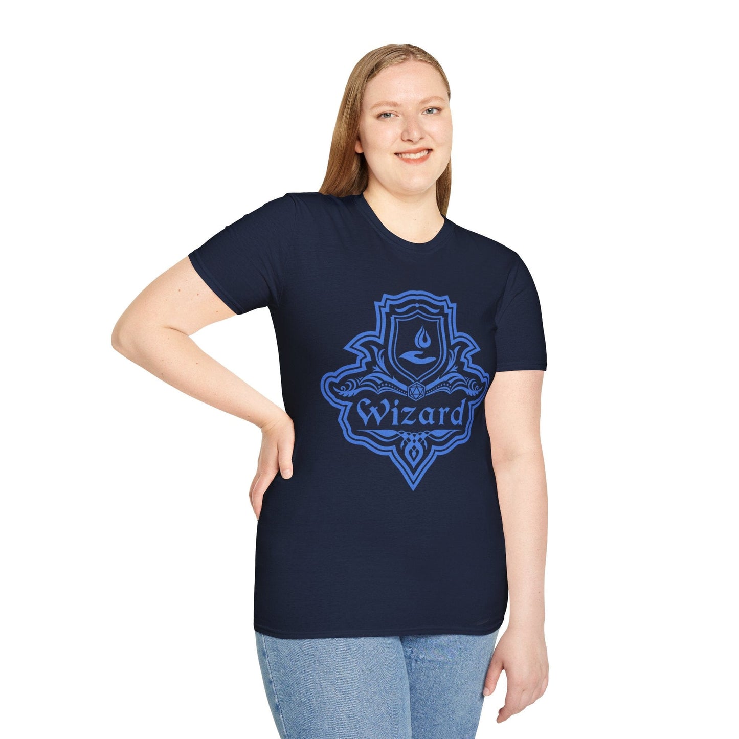 Printify T-Shirt DnD Wizard Class Emblem T-Shirt