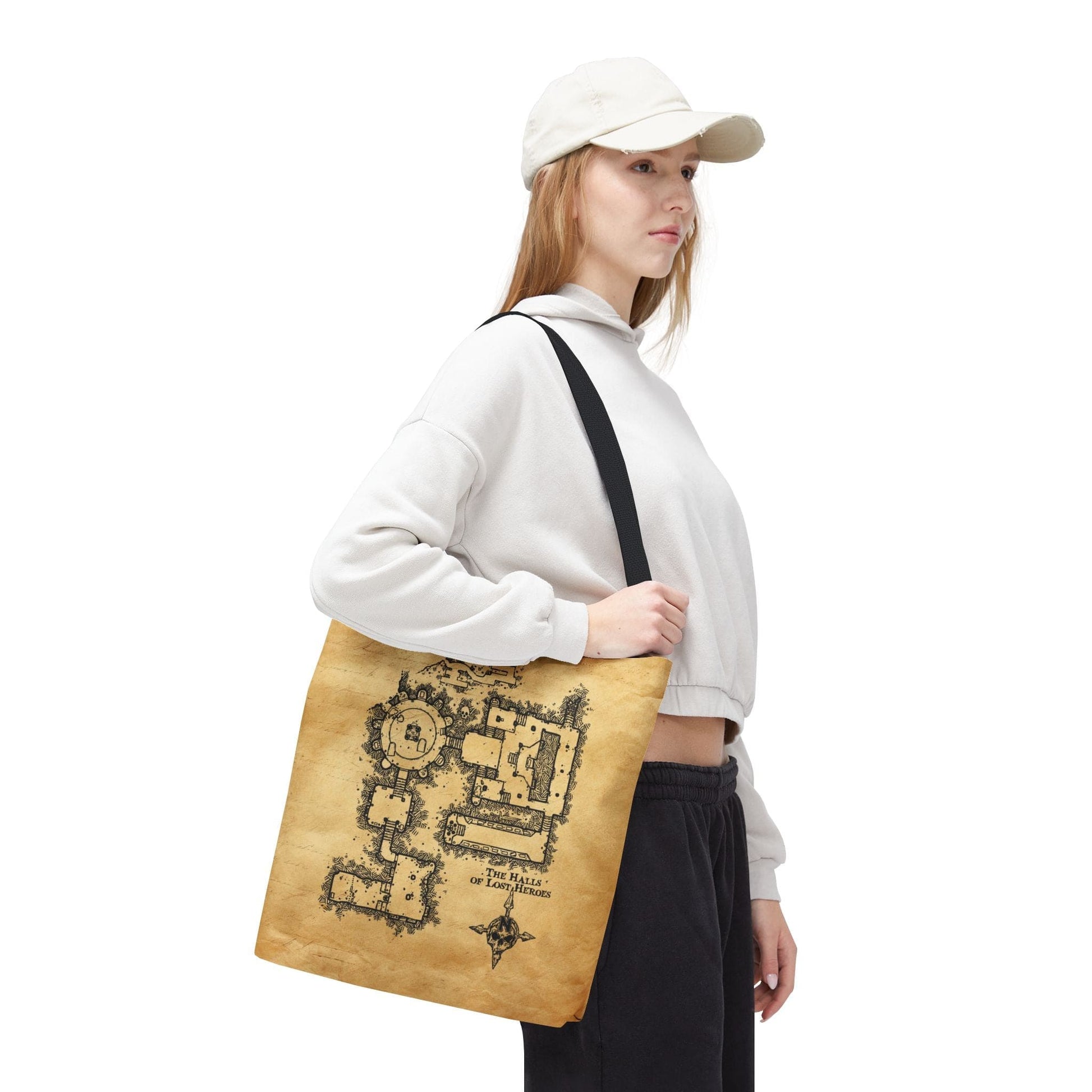 Printify Bags Dungeon Map D&D Tote Bag