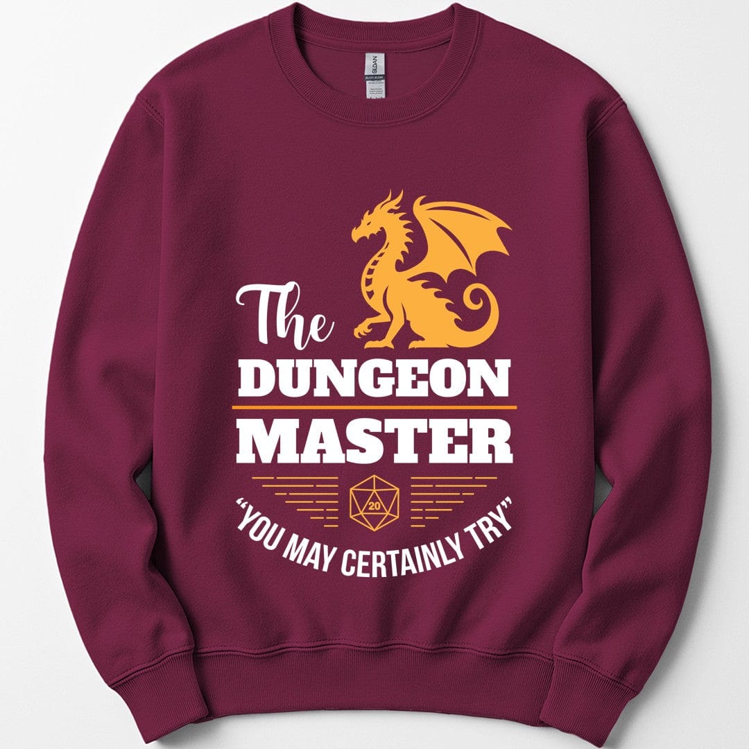 Printify Sweatshirt Maroon / S Dungeon Master Sweatshirt