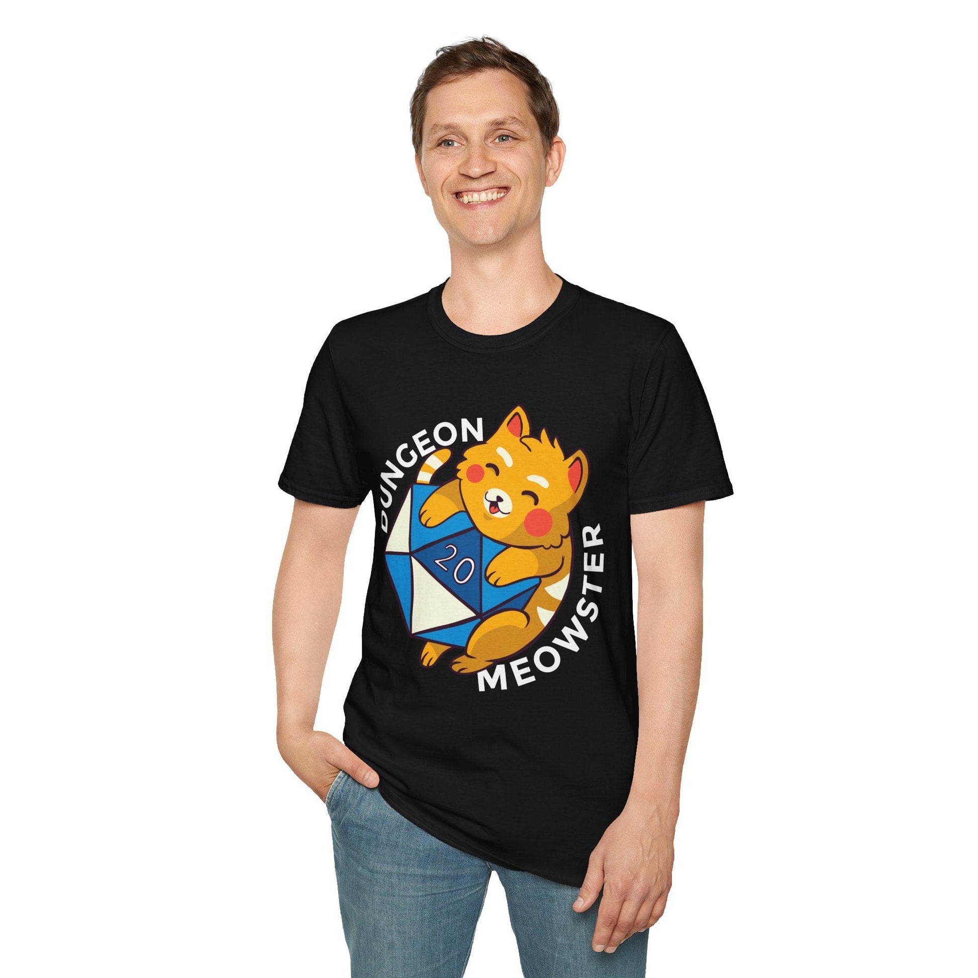 Printify T-Shirt Dungeon Meowster T-Shirt
