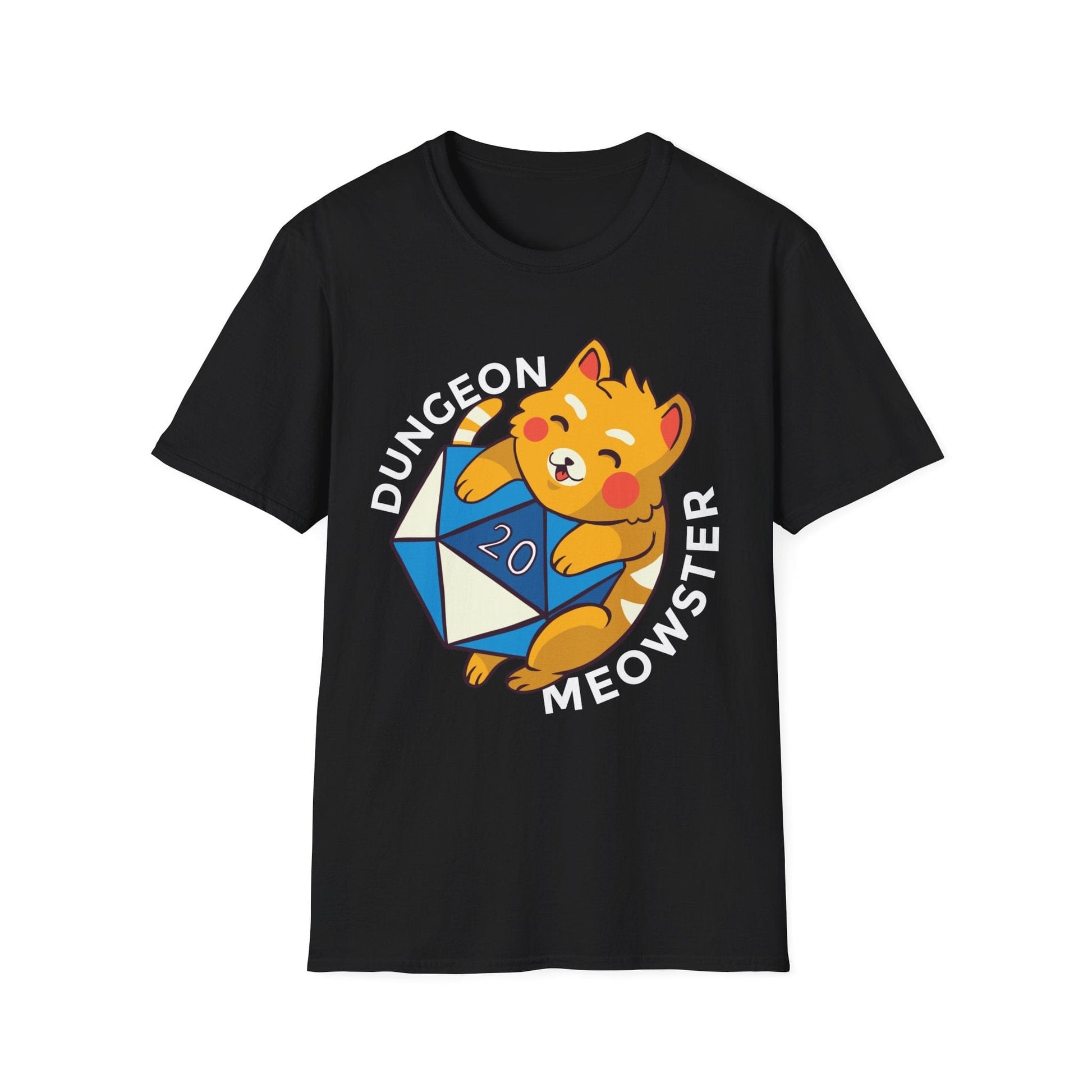 Printify T-Shirt Black / S Dungeon Meowster T-Shirt