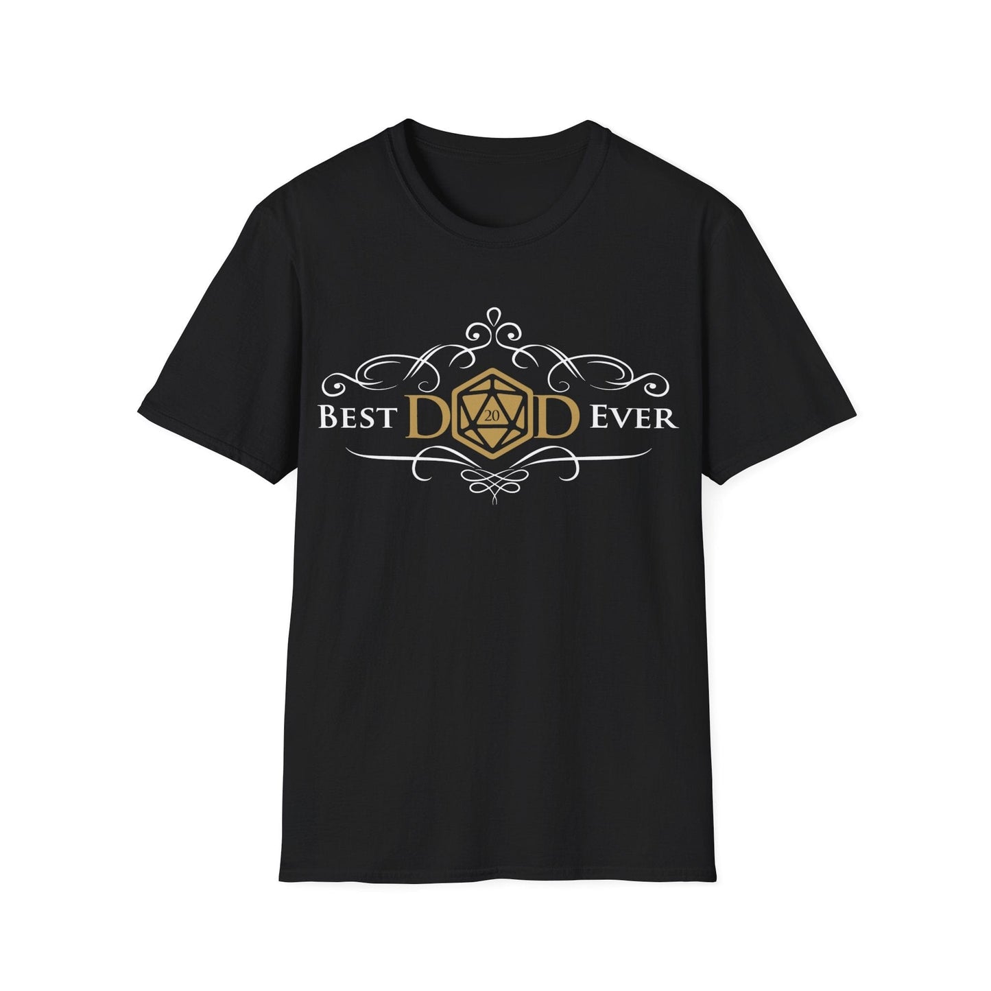 Printify T-Shirt Black / S Dungeons and Dragons Dad Shirt