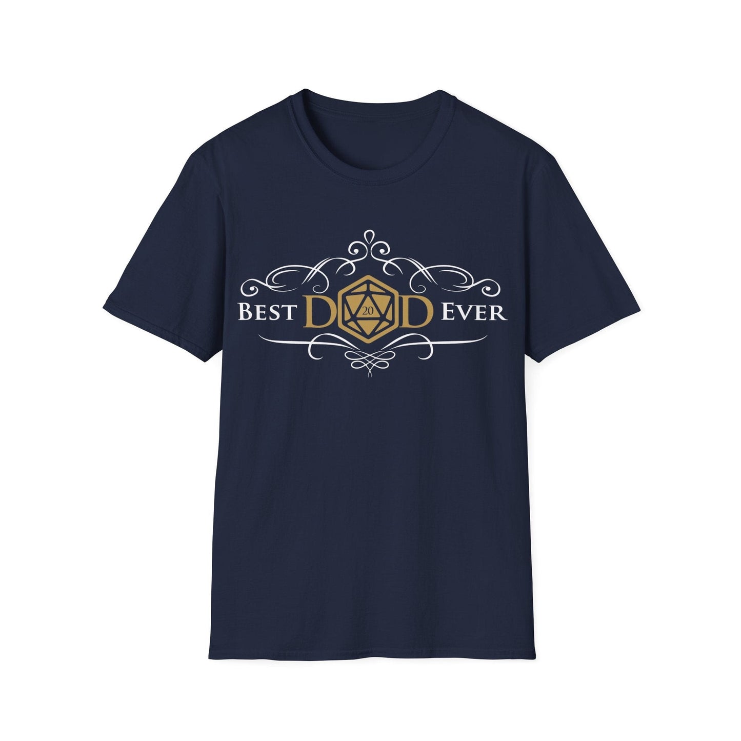 Printify T-Shirt Navy / S Dungeons and Dragons Dad Shirt