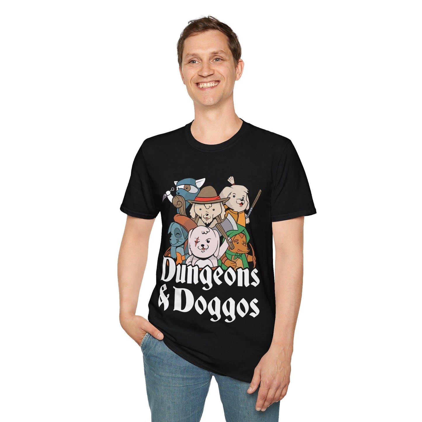 Printify T-Shirt Dungeons & Doggos Shirt