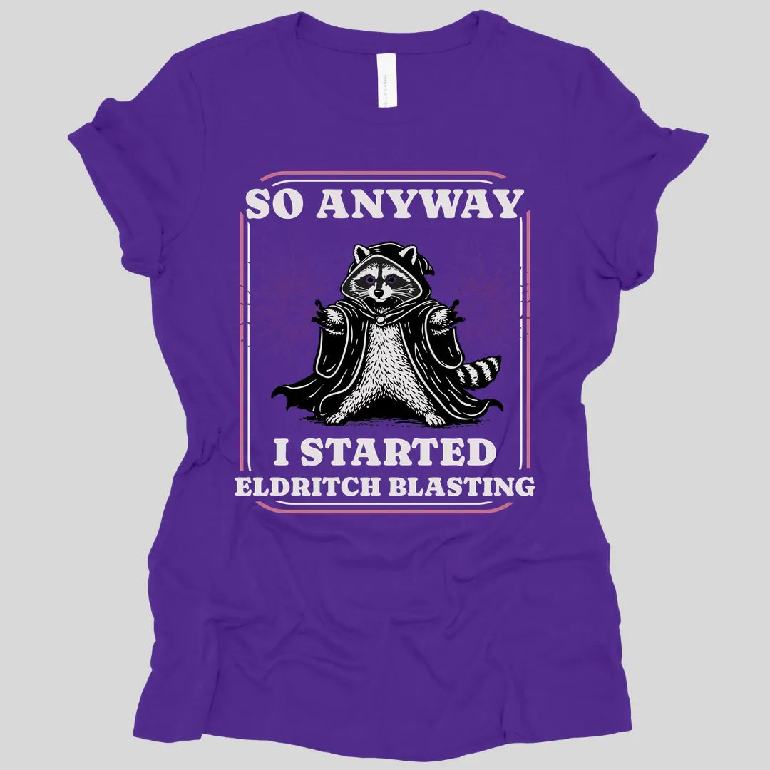 Printify T-Shirt Team Purple / S Eldritch Blast Warlock Women's T-shirt