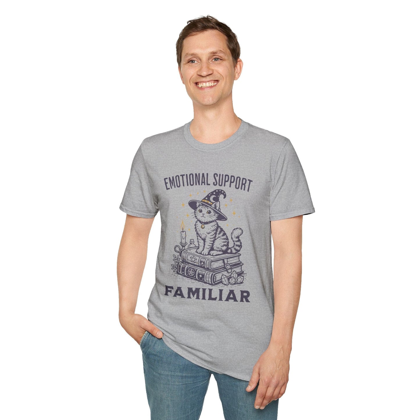 Printify T-Shirt Emotional Support Familar Cat T-Shirt
