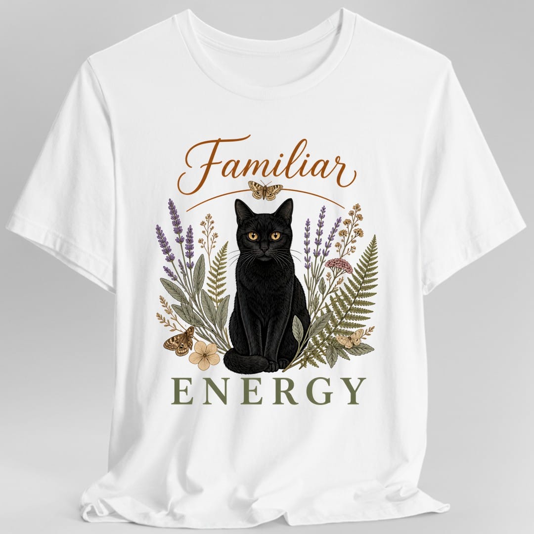 Printify T-Shirt White / S Familiar Energy T-Shirt