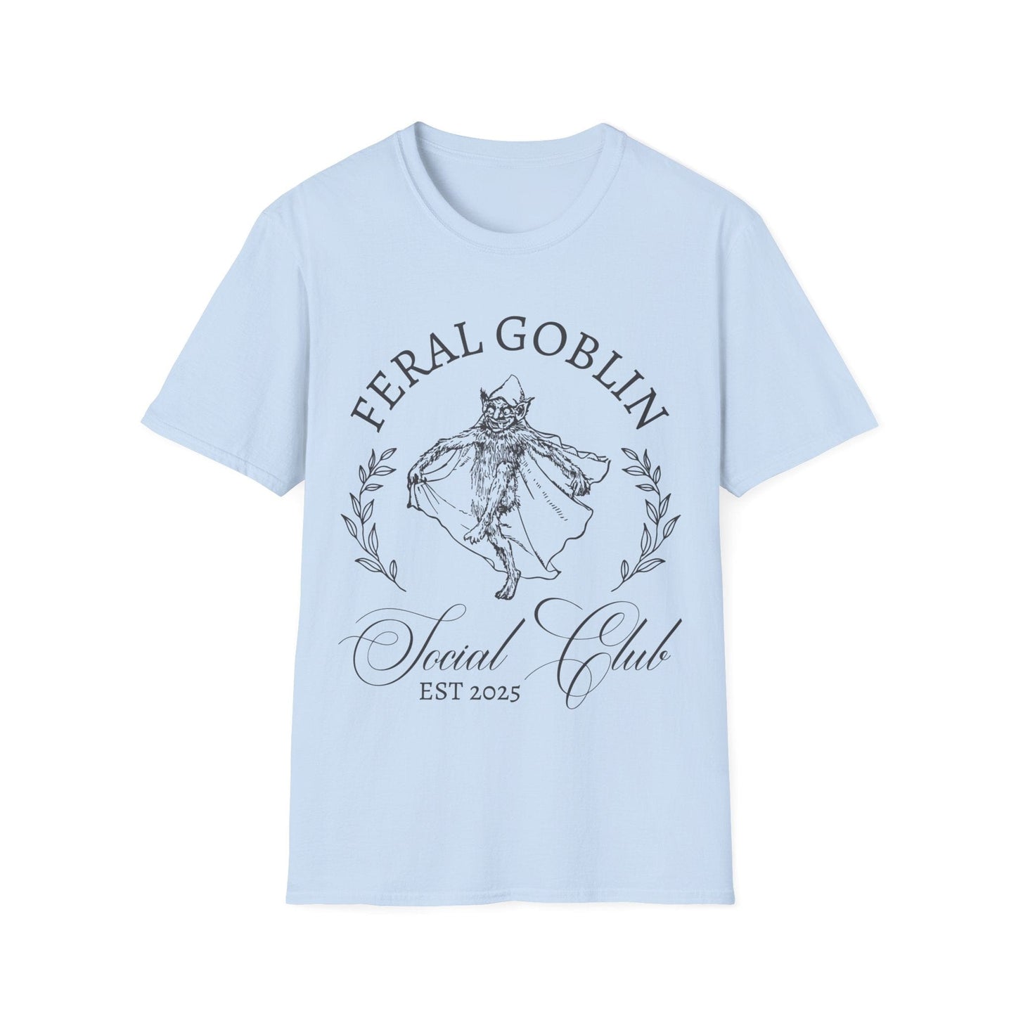 Printify T-Shirt Baby Blue / S Feral Goblin Social Club T-shirt