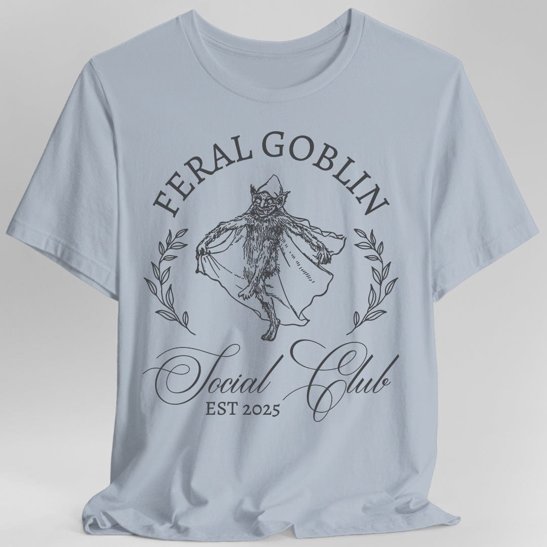 Printify T-Shirt Light Blue / S Feral Goblin Social Club T-shirt