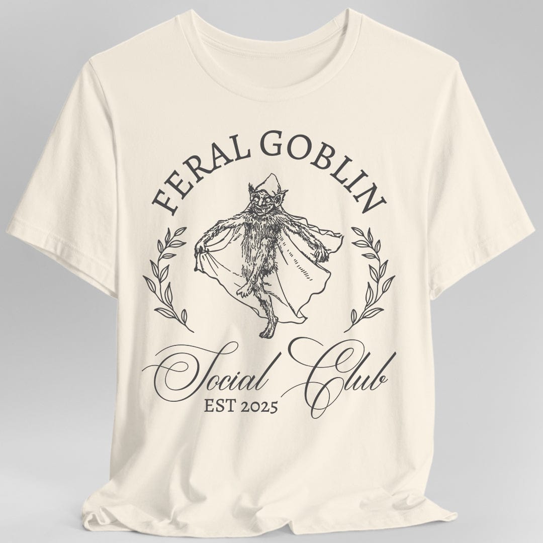 Printify T-Shirt Natural / S Feral Goblin Social Club T-shirt