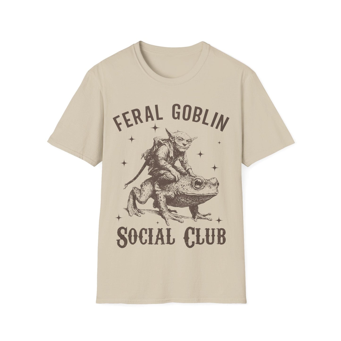 Printify T-Shirt Sand / S Feral Goblin Social Club T-shirt