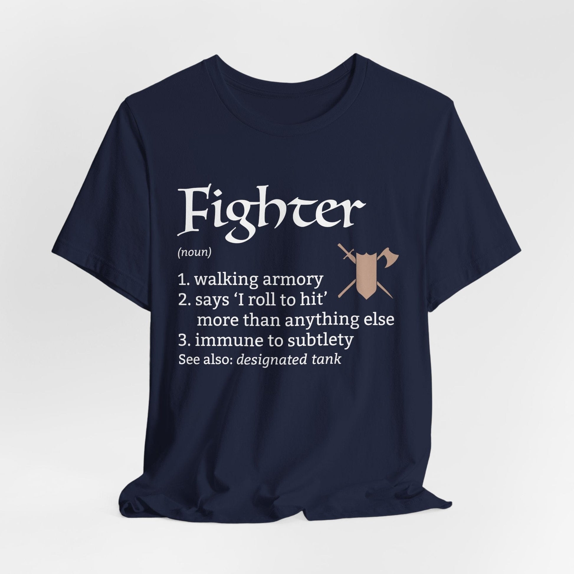 Printify T-Shirt Navy / S Fighter Class Definition T-Shirt