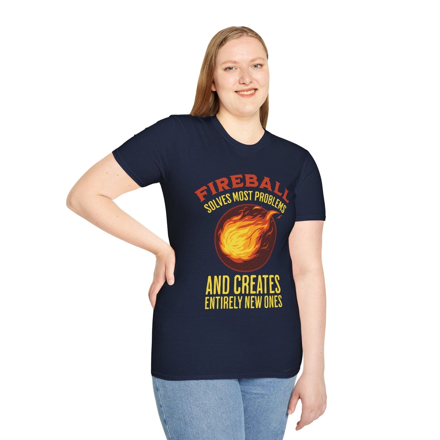 Printify T-Shirt Fireball D&D T-Shirt