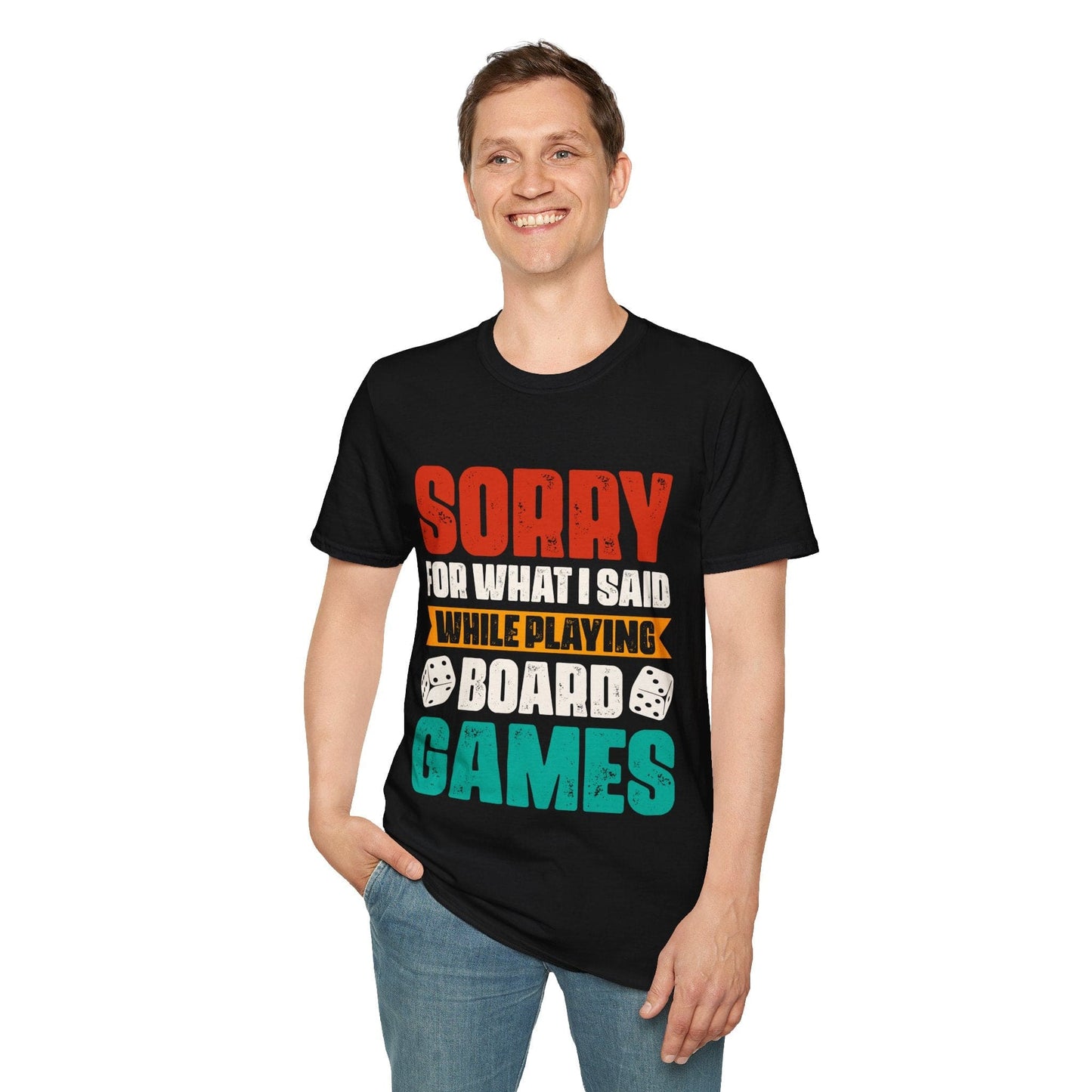 Printify T-Shirt Funny Board Games T-Shirt