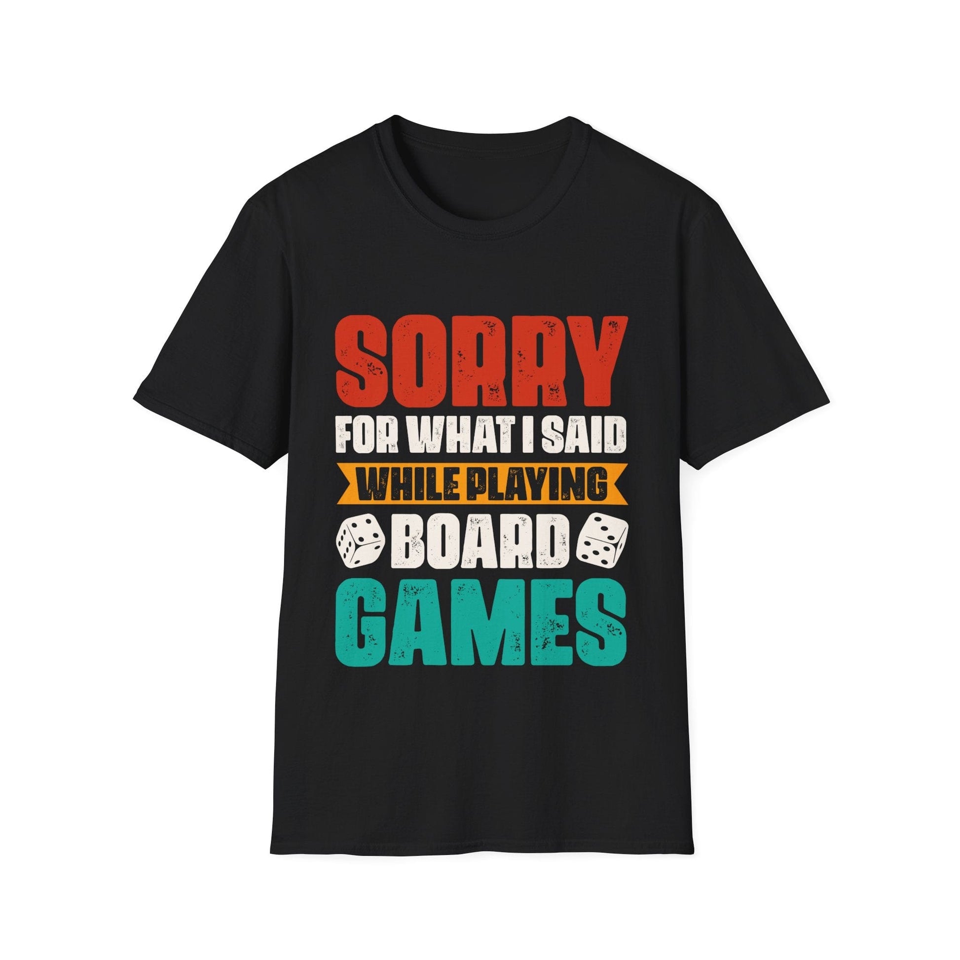 Printify T-Shirt Black / S Funny Board Games T-Shirt