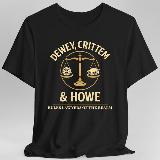 Printify T-Shirt Black / S Funny DnD Rules Lawyer Shirt