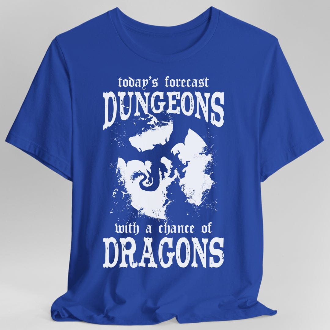 Printify T-Shirt Royal / S Funny DnD Weather Forecast Tshirt