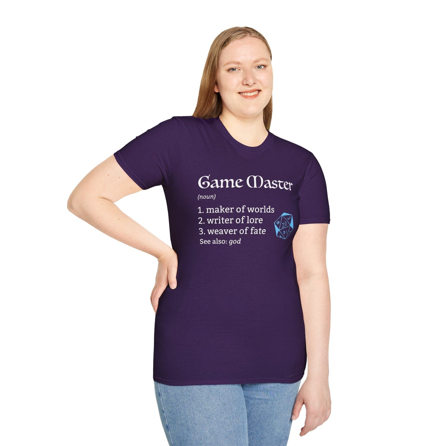 Printify T-Shirt Game Master Definition D&D T-Shirt