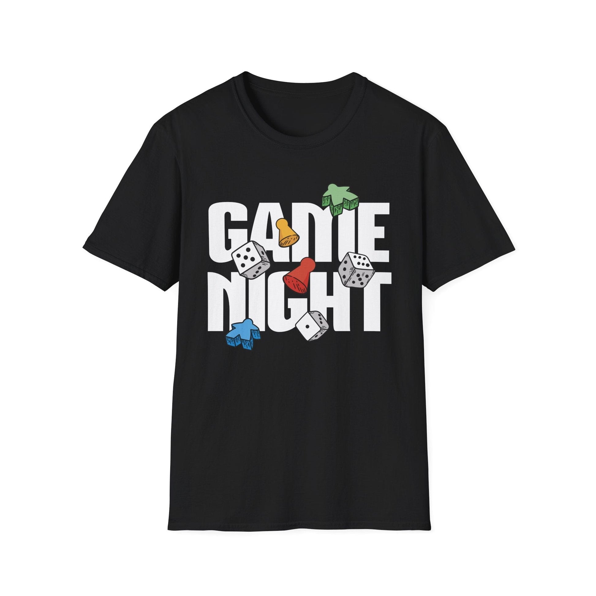 Printify T-Shirt Black / S Game Night Shirt