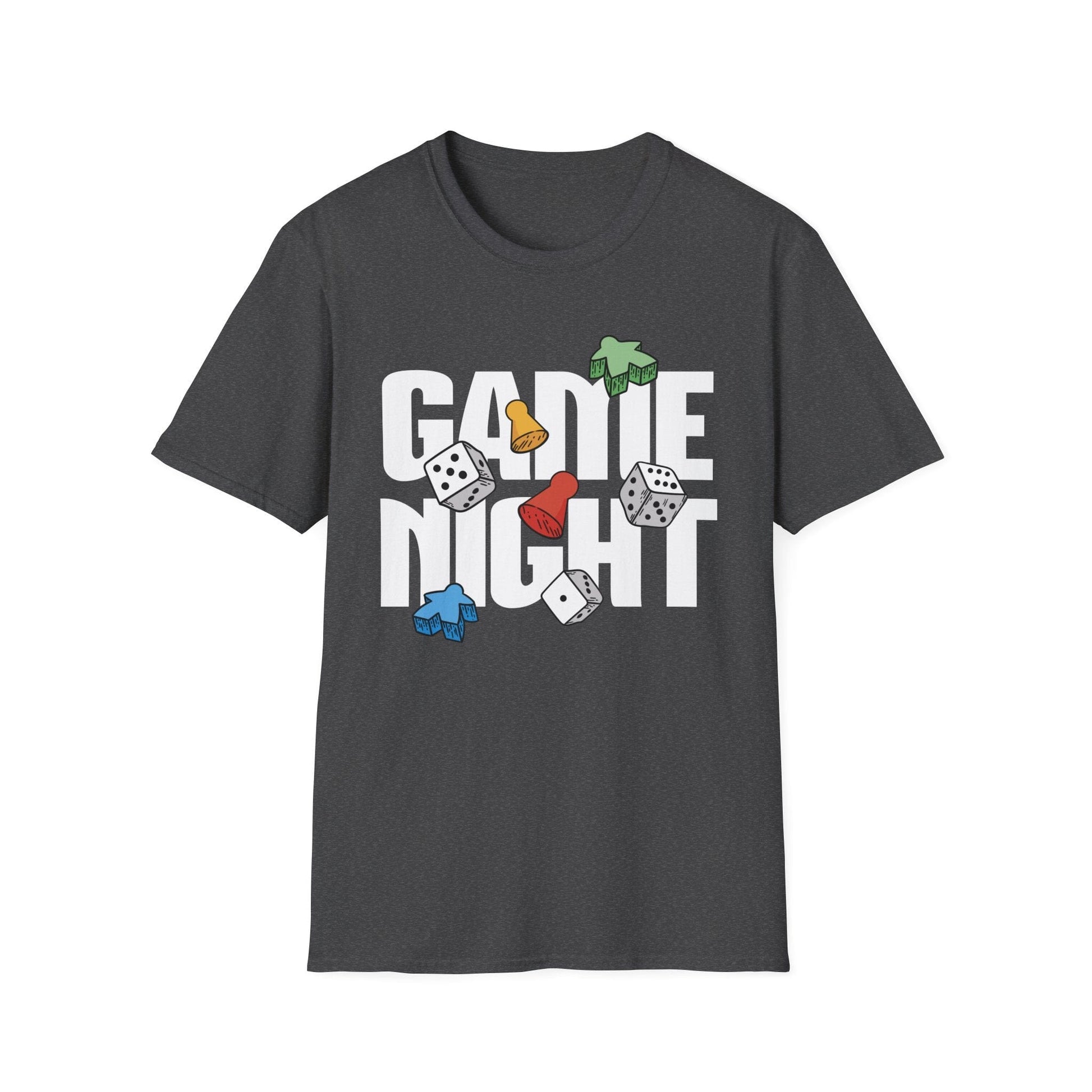 Printify T-Shirt Dark Heather / S Game Night Shirt