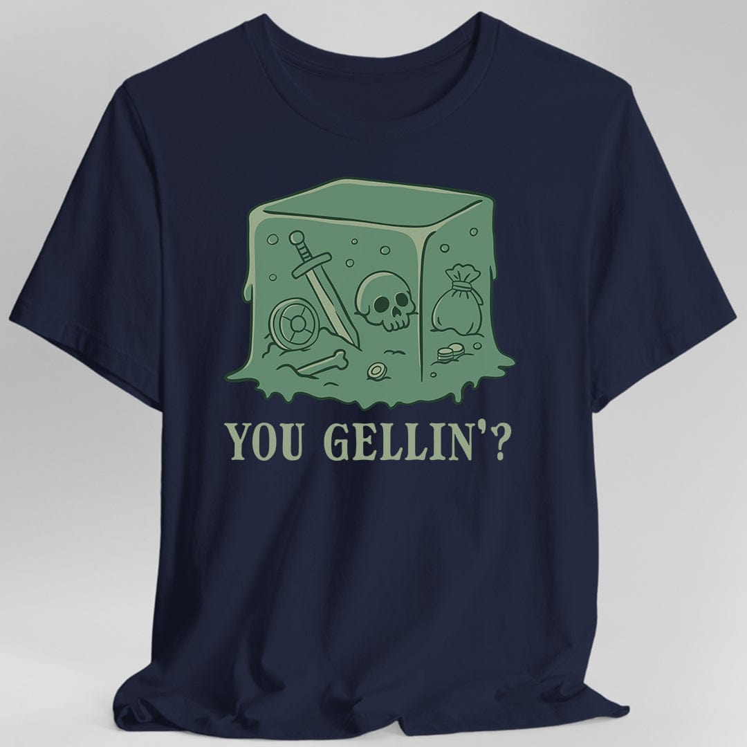 Printify T-Shirt Navy / S Gelatinous Cube Shirt