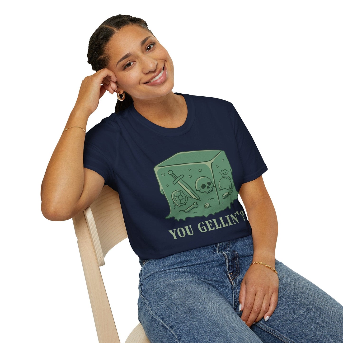 Printify T-Shirt Gelatinous Cube T-shirt