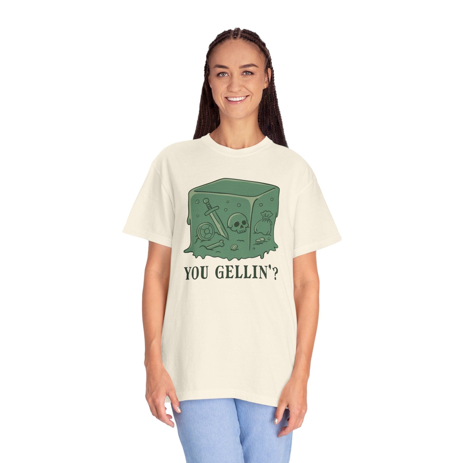 Printify T-Shirt Gelatinous Cube T-shirt - Comfort Colors