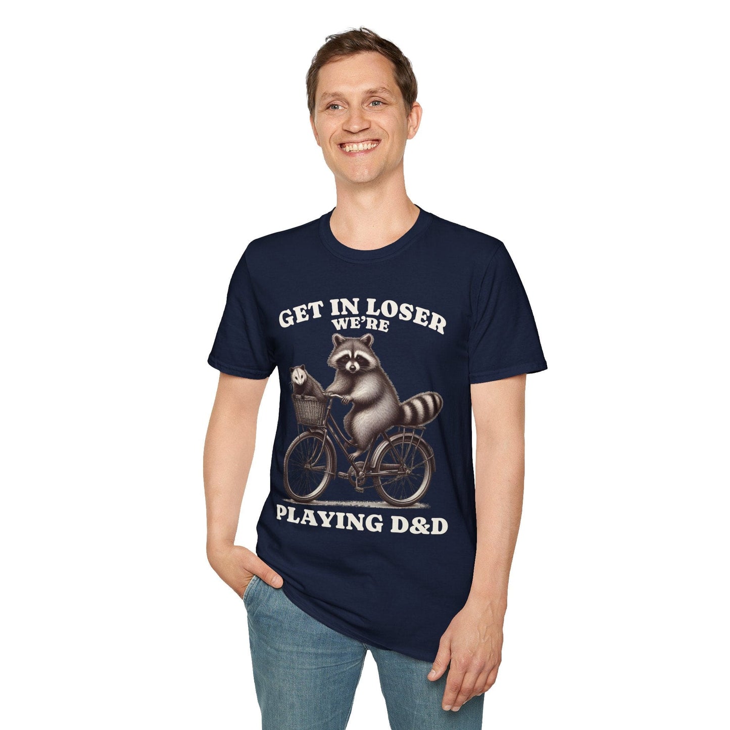 Printify T-Shirt Get In Loser We’re Playing D&D T-Shirt