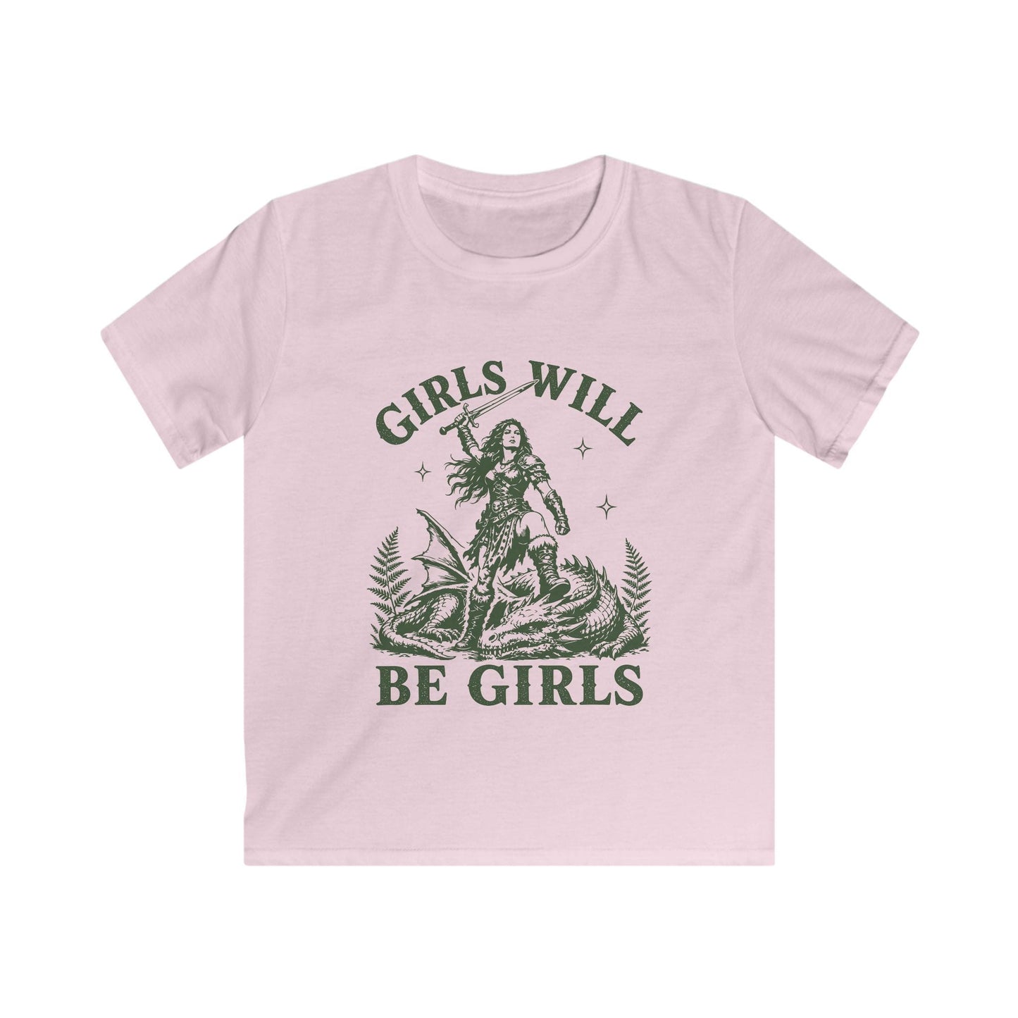 Printify Kids clothes Light Pink / XS Girls Will Be Girls Kids T-Shirt