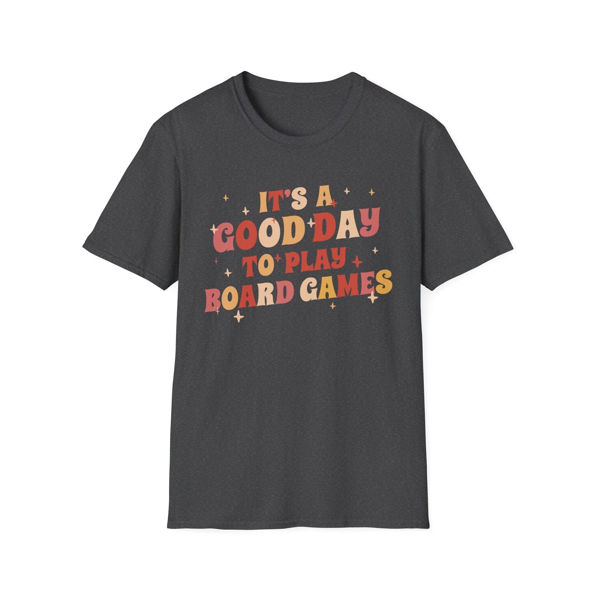 Printify T-Shirt Dark Heather / S Good Day to Play Board Games T-Shirt
