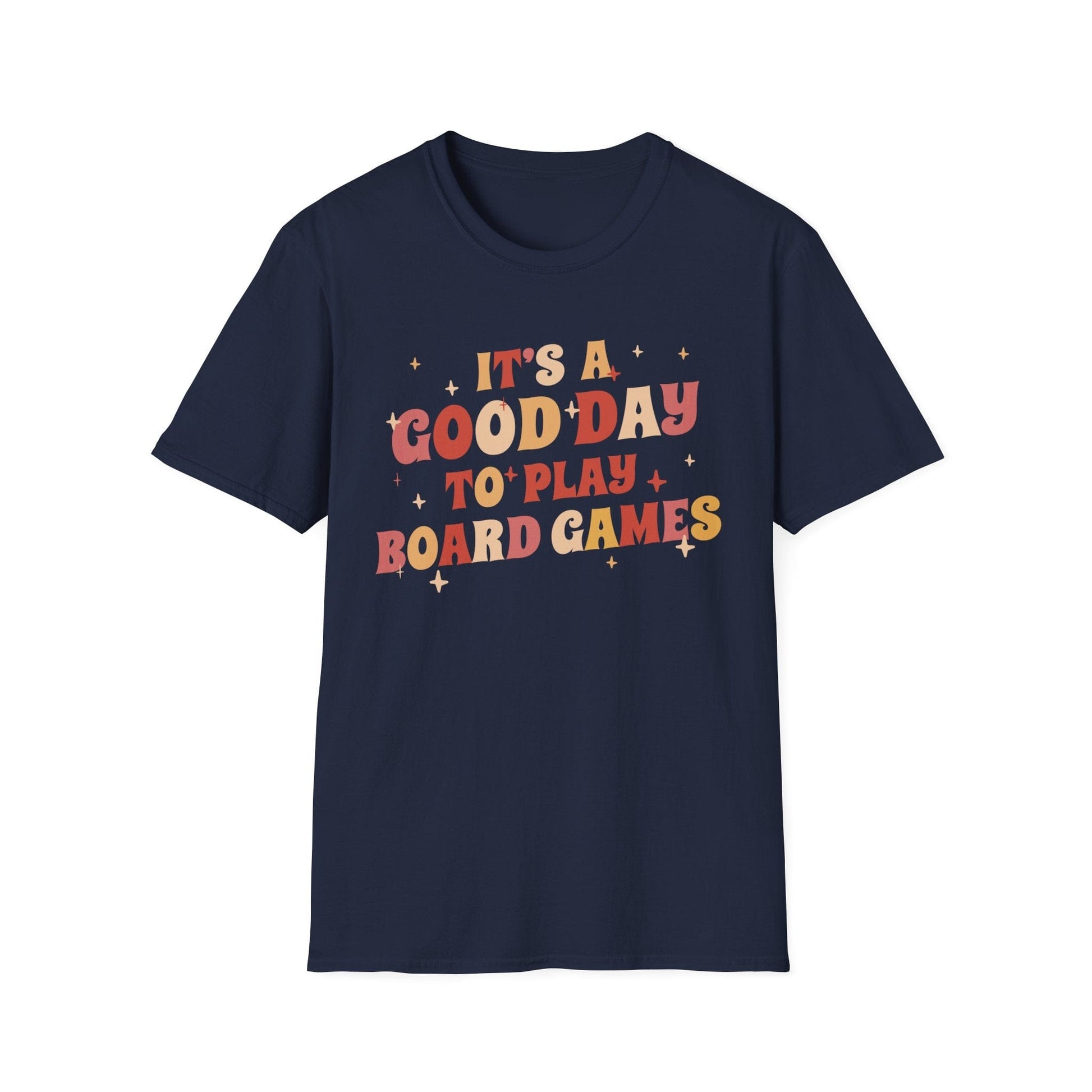 Printify T-Shirt Navy / S Good Day to Play Board Games T-Shirt