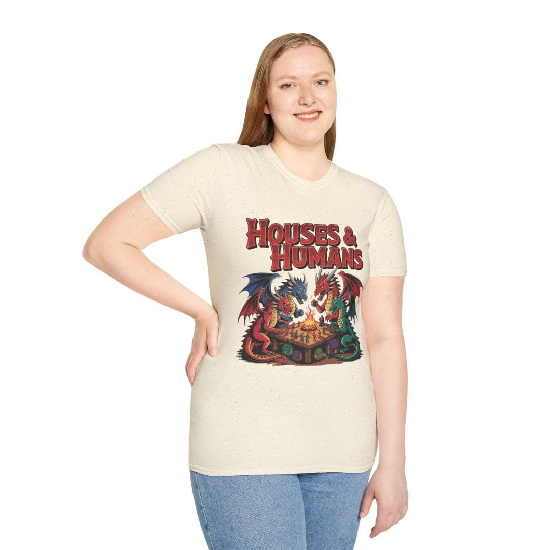 Printify T-Shirt Houses & Humans Shirt