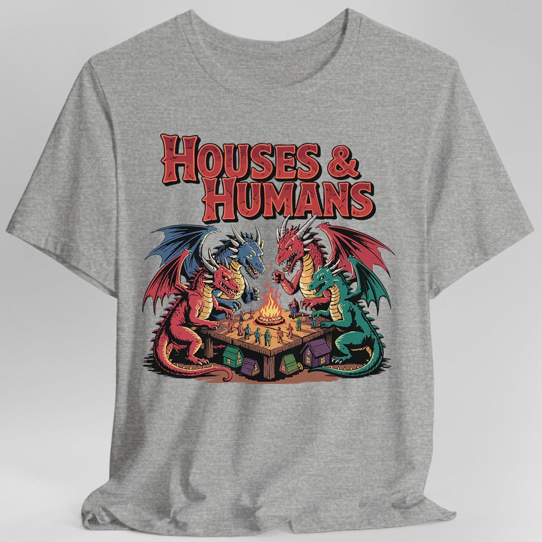 Printify T-Shirt Sport Grey / S Houses & Humans Shirt