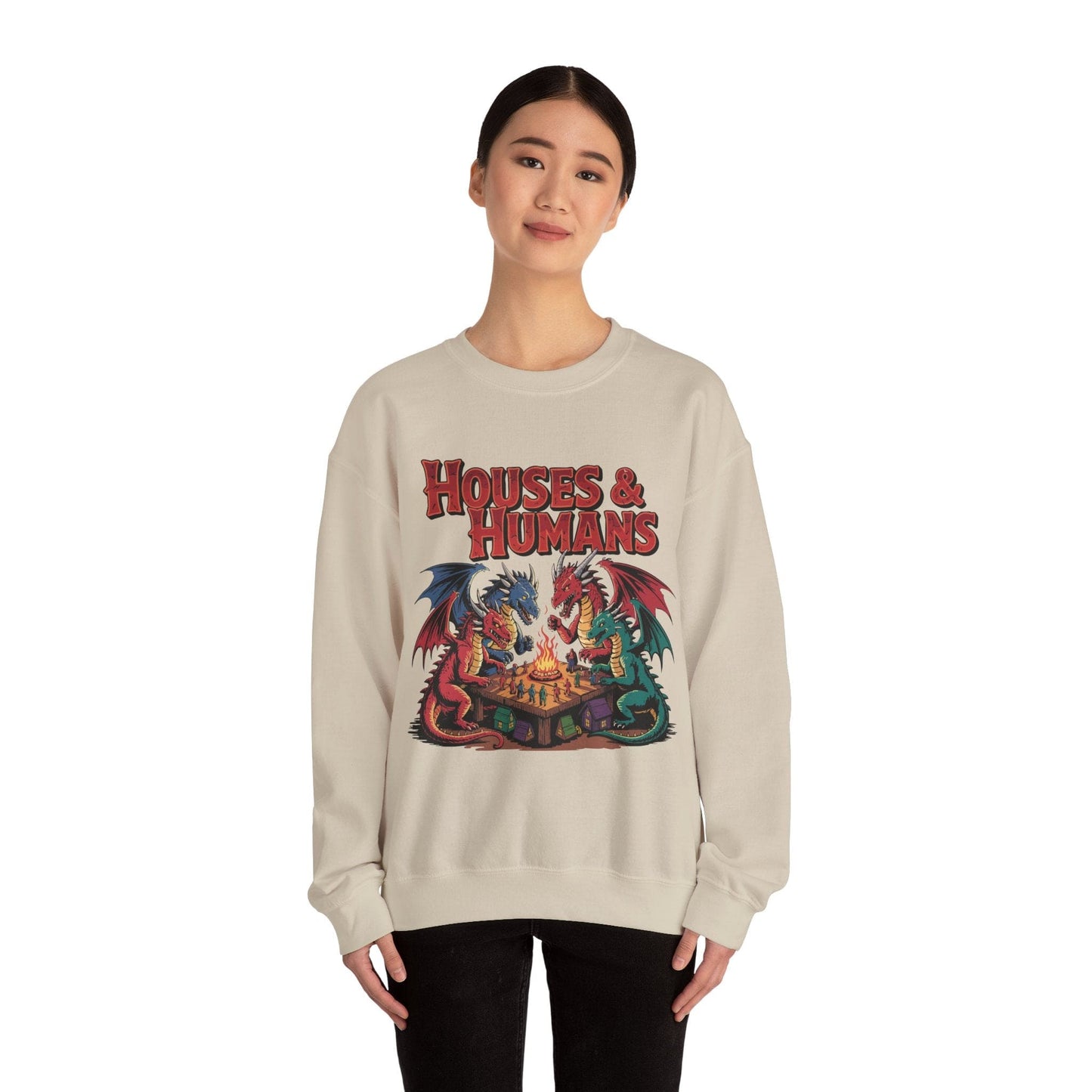 Printify Sweatshirt Houses & Humans Sweatshirt