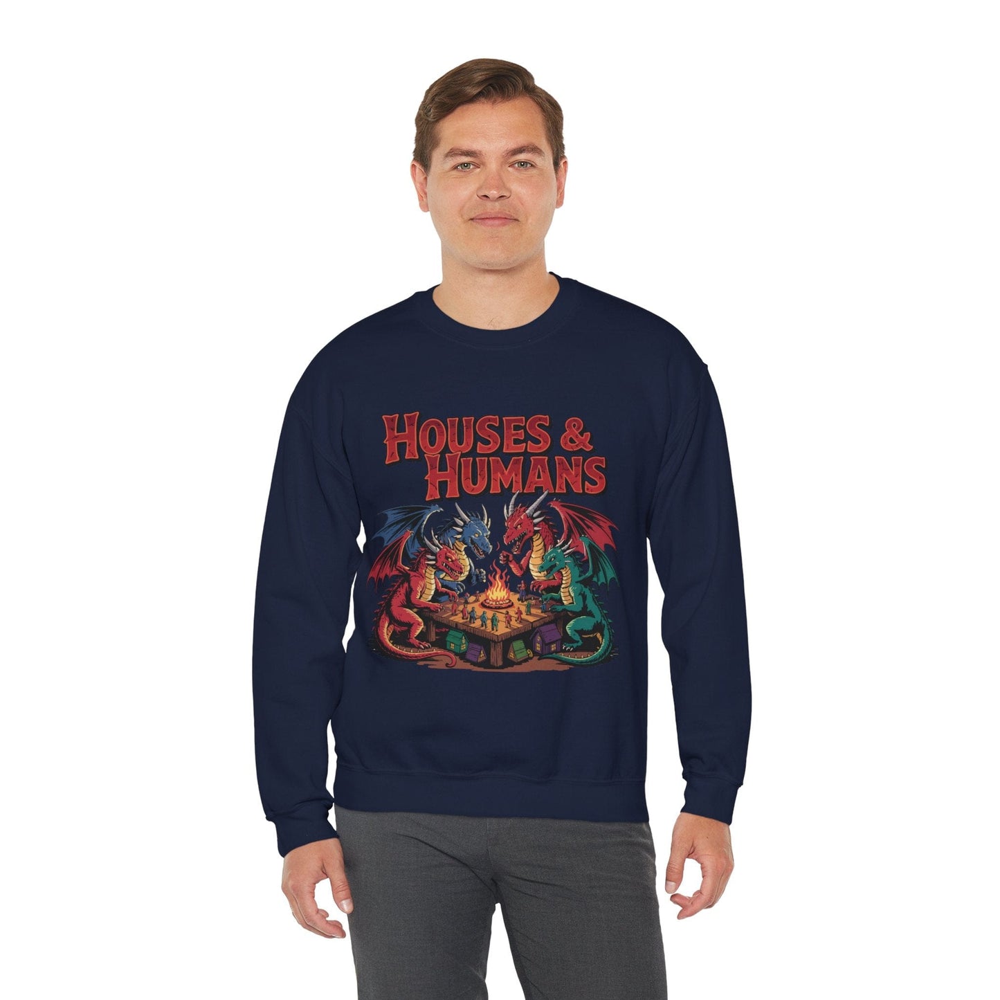 Printify Sweatshirt Houses & Humans Sweatshirt