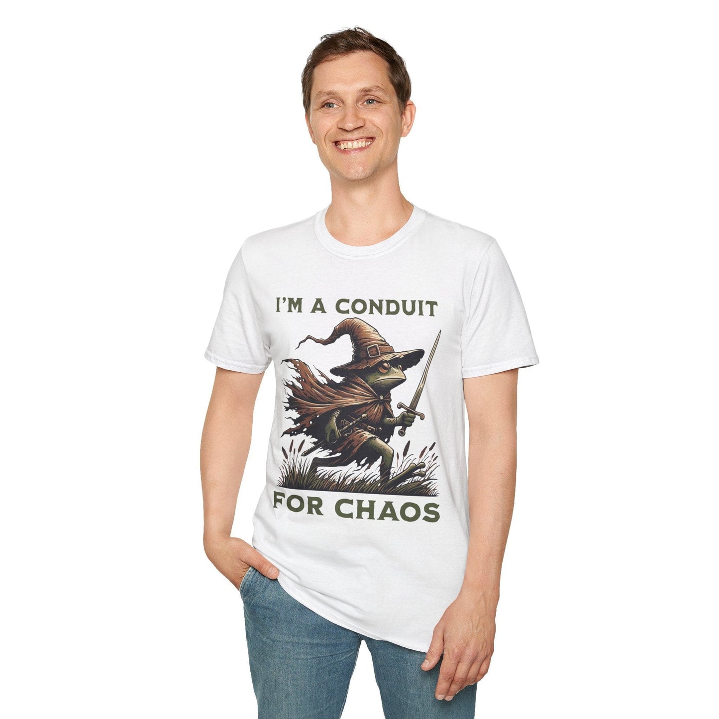 Printify T-Shirt I'm A Conduit for Chaos T-shirt