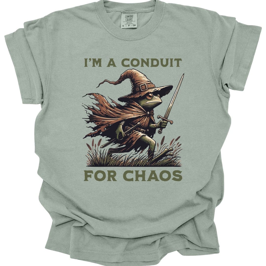Printify T-Shirt Bay / S I'm A Conduit for Chaos T-shirt - Comfort Colors