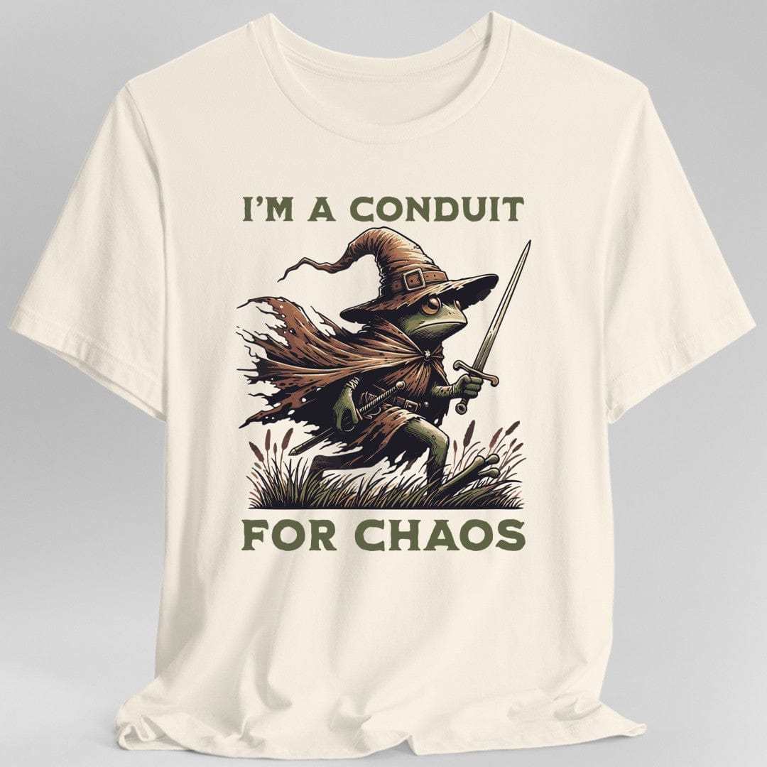 Printify T-Shirt Natural / S I'm A Conduit for Chaos T-shirt