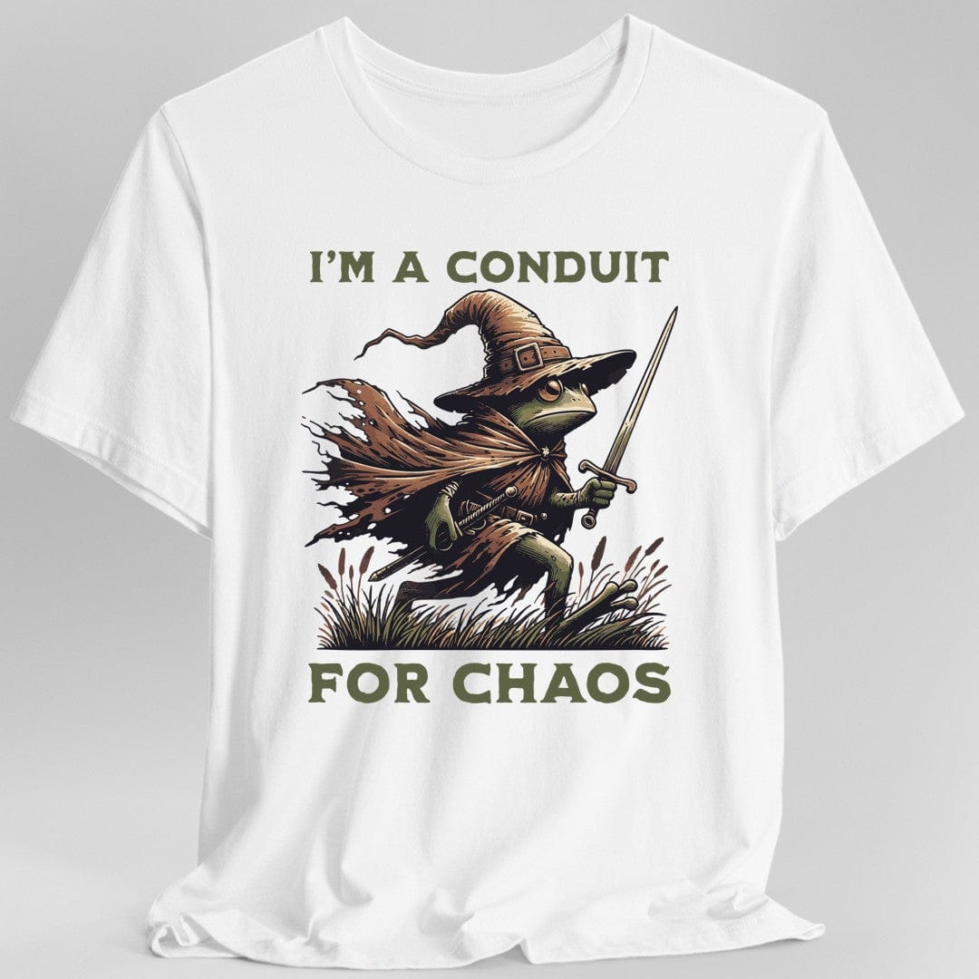 Printify T-Shirt White / S I'm A Conduit for Chaos T-shirt