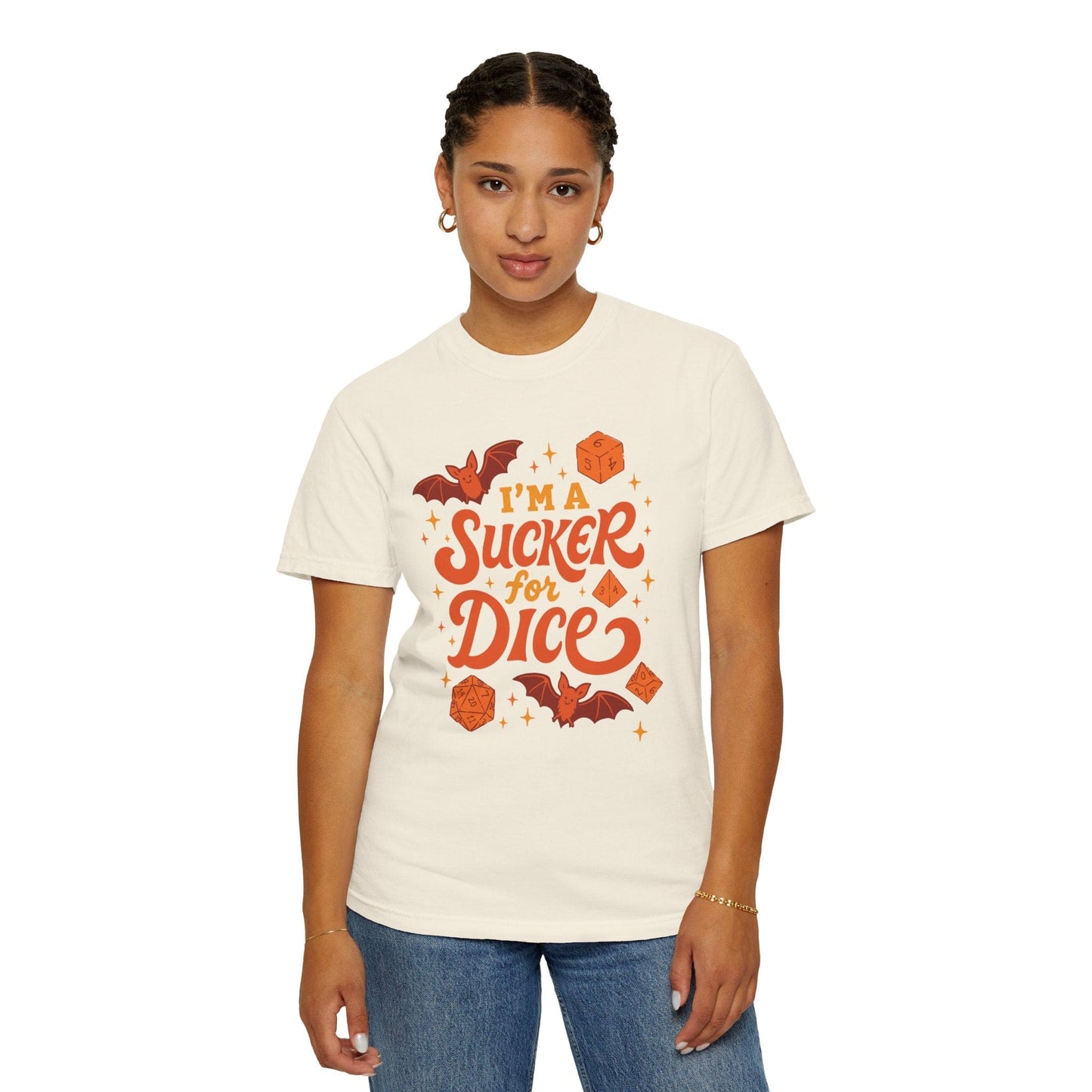 Printify T-Shirt I'm a Sucker for Dice T-Shirt - Comfort Colors