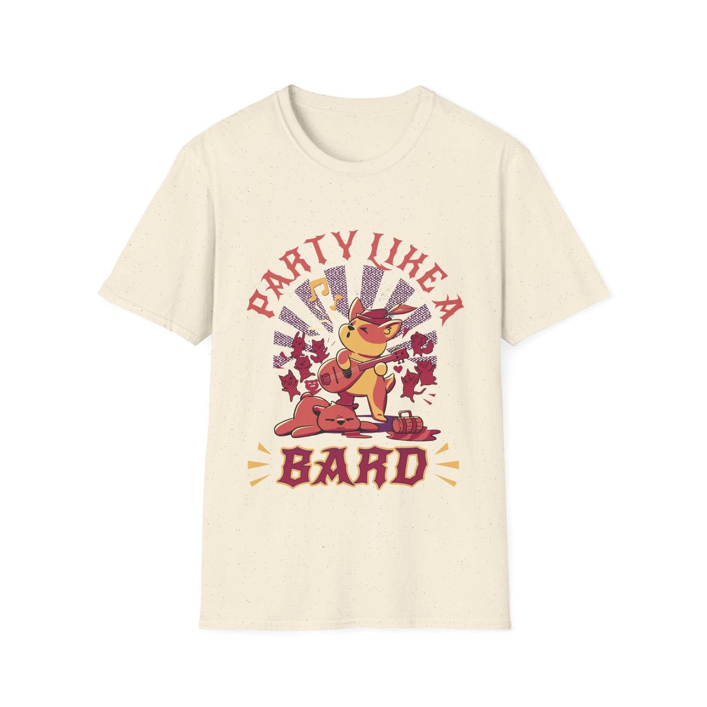 Printify T-Shirt Natural / S Kawaii Bard DnD Shirt