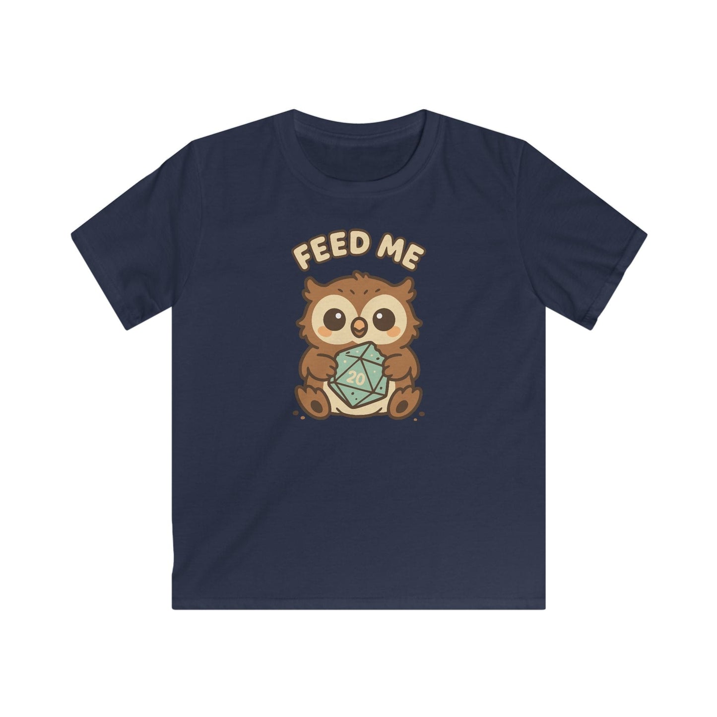 Printify Kids clothes Navy / XS Kids D&D Owlbear Feed Me T-Shirt