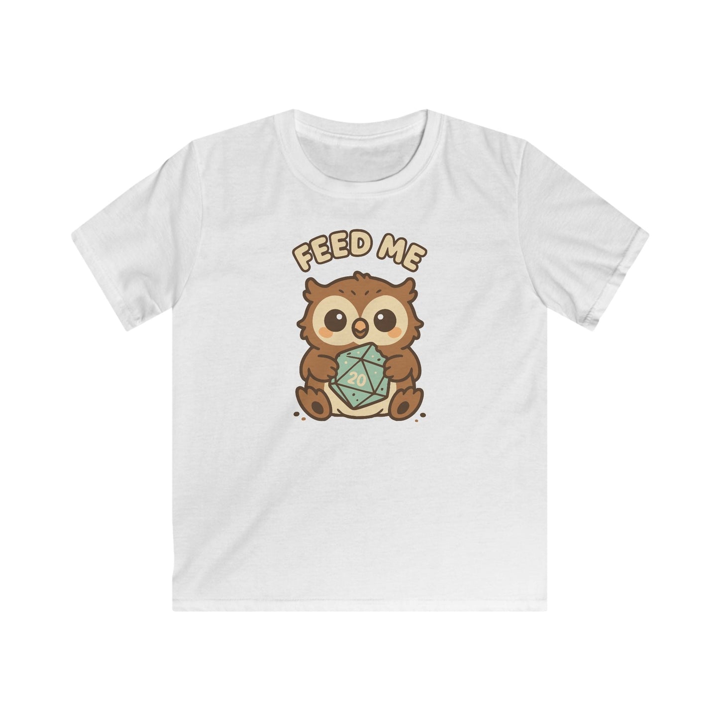 Printify Kids clothes White / XS Kids D&D Owlbear Feed Me T-Shirt