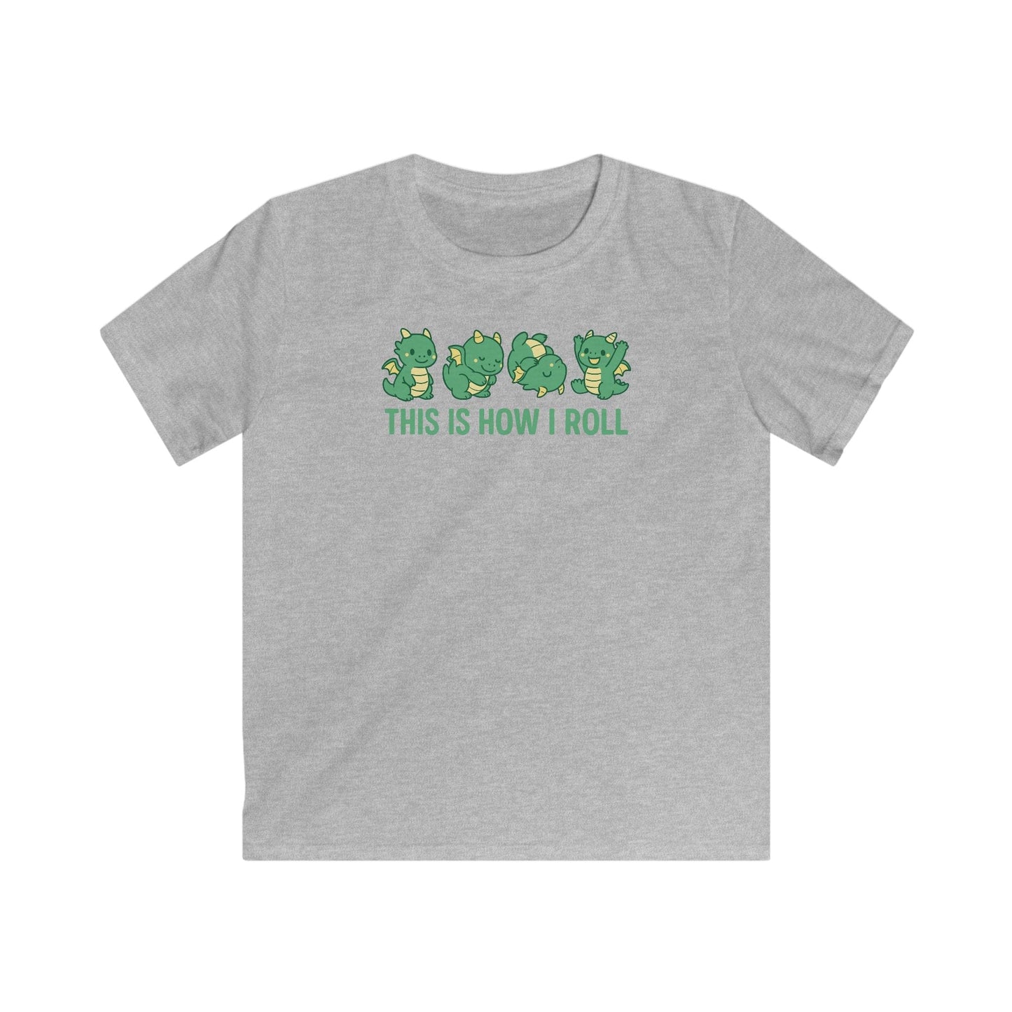 Printify Kids clothes Sport Grey / XS Kids This Is How I Roll Dragon T-Shirt